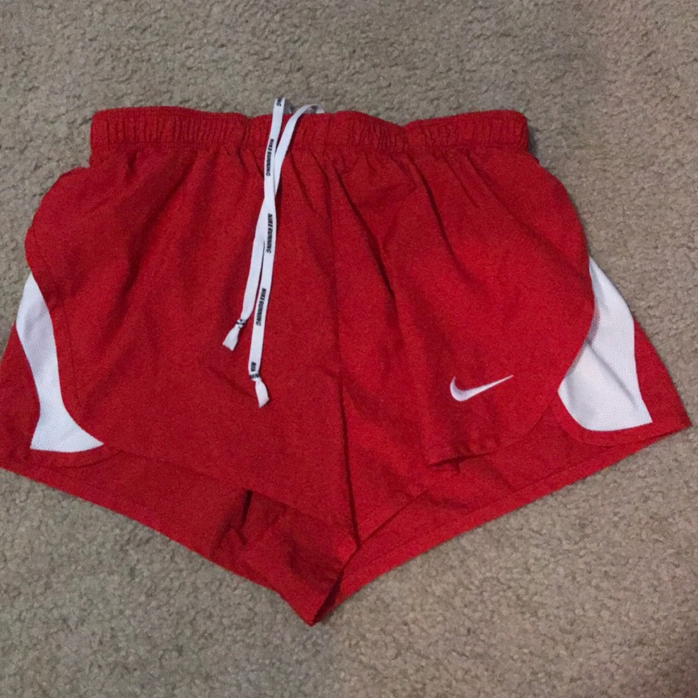 RED NIKE SHORTS